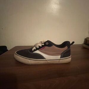 Men's Black and Brown Casual Sneakers